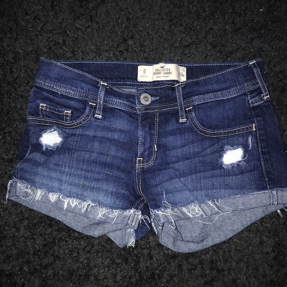 Hollister jean shorts